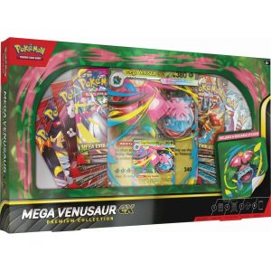 קלפי פוקימון מארז מגה וינוזואר פרימיום MEGA VENUSAUR EX Premium Collection