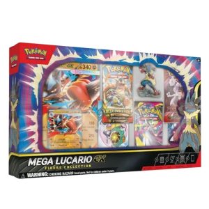 קלפי פוקימון מארז מגה לוקאריו MEGA LUCARIO EX Figure Collection