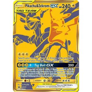 Pikachu & Zekrom GX Sun & Promo Sm248 Nmint