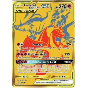 Reshiram & Charizard GX Sun & Promo Sm247 Nmint