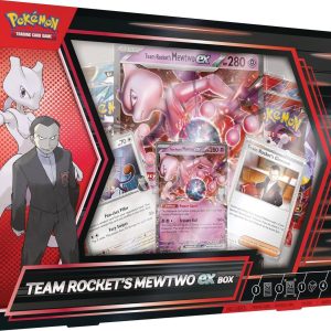 קלפי פוקימון מארז  Pokemon TCG Scarlet & Violet Team Rockets Mewtwo ex