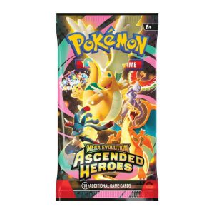 Pokemon TCG: Ascended Heroes Booster Pack קלפי פוקימון חפיסה מהסט אסנדד הירוז (במלאי)