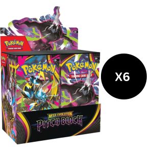 Pokemon Tcg Pitch Black CASE SEALD 6 Booster Box’s - קלפי פוקימון בוסטר בוקס פיטץ׳ בלאק (קייס סילד 6 יחידות בוקסים)