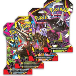 Pokemon Tcg Pitch Black SLEEVED Booster Pack - קלפי פוקימון בוסטר מוסלב פיטץ׳ בלאק (ניתן לבחור כמות)