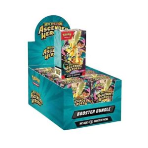 Pokemon Tcg - Asended Hero’s Booster Bundle Display Seald (10 bundles per display) - קלפי פוקימון אסנדד הירוז בוסטר באנדל דיספלי סילד (10 באנדלים בדיספליי)