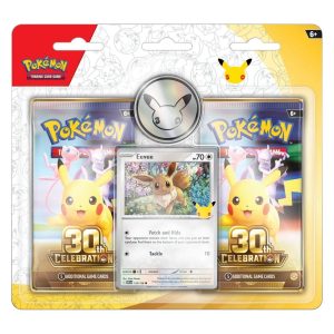 POKEMON TCG 30TH CELEBRATION 2 Packs Blister